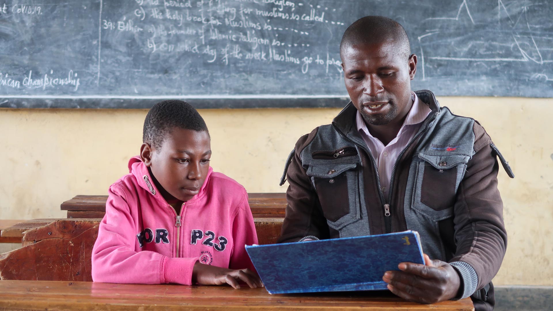 Charity* and her dad.